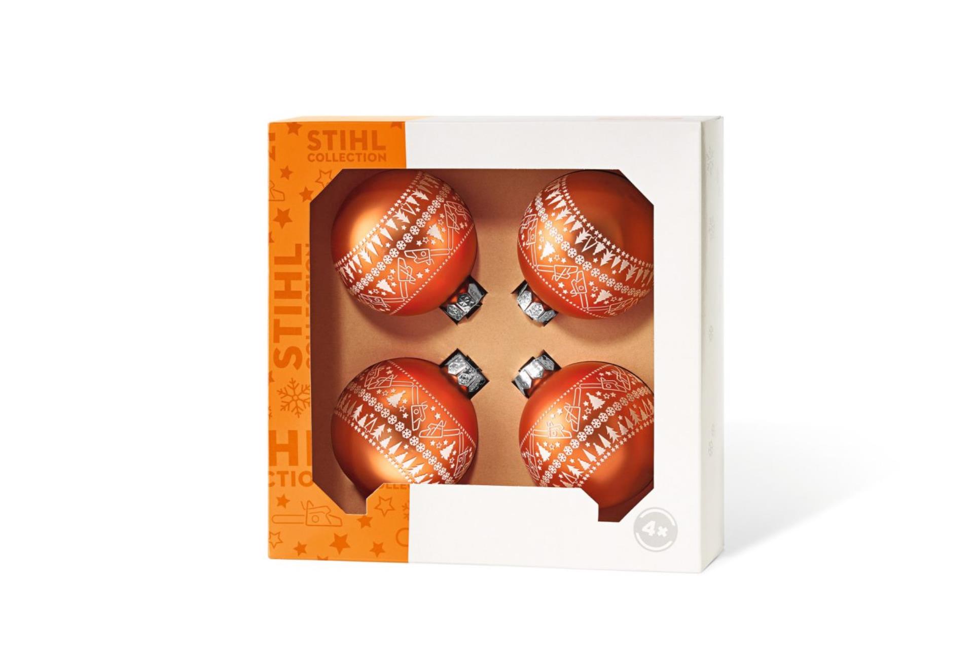 Weihnachtsbaumkugel - 4er Set ICON